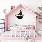 Princess Cinderella Personalized Name Metal Art Wall Sign