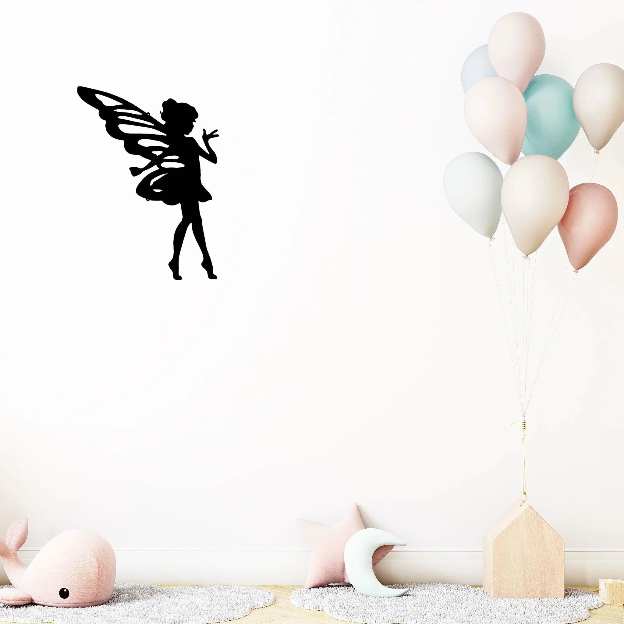 Fairy Pixie Metal Wall Sign