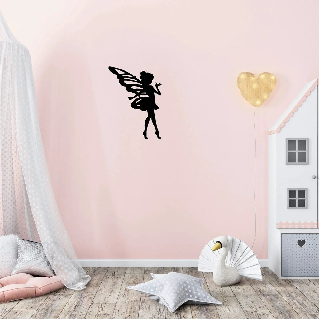 Fairy Pixie Metal Wall Sign