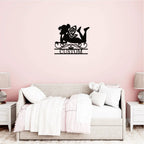Tinkerbell Fairy Dreams Custom Name Metal Art Wall Sign