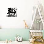 Tinkerbell Fairy Dreams Custom Name Metal Art Wall Sign