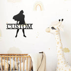 Princess Pocahontas Custom Name Metal Art Wall Sign