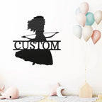 Princess Merida Personalized Name Metal Art Wall Sign