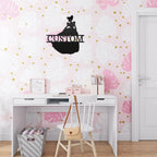 Princess Cinderella Personalized Name Metal Art Wall Sign