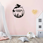 Mermaid Custom Name Metal Art Wall Sign