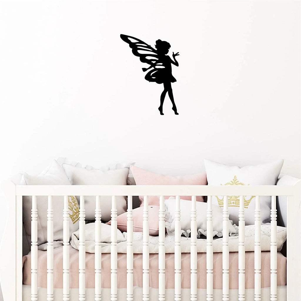 Fairy Pixie Metal Wall Sign