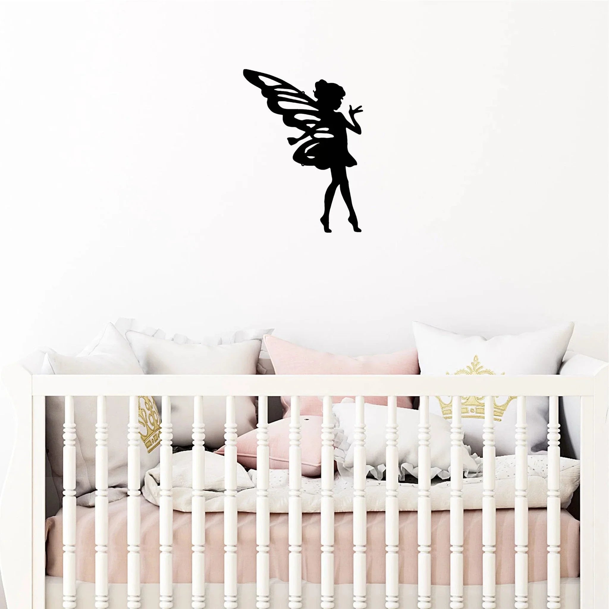 Fairy Pixie Metal Wall Sign