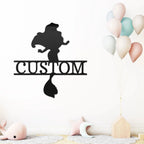 Princess Ariel Custom Name Metal Art Wall Sign