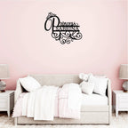 Princess Crown Custom Name Metal Art Wall Sign