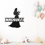 Princess Aurora Personalized Metal Art Wall Sign