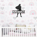 Princess Pocahontas Custom Name Metal Art Wall Sign