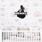 Princess Snow White Personalized Name Metal Art Wall Sign