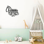 Princess Crown Custom Name Metal Art Wall Sign
