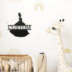 Princess Tiana Personalized Name Metal Art Wall Sign