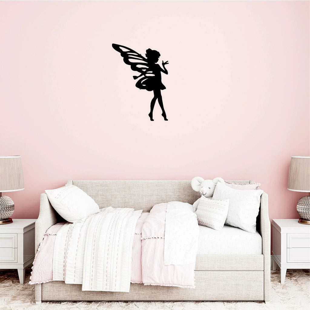 Fairy Pixie Metal Wall Sign