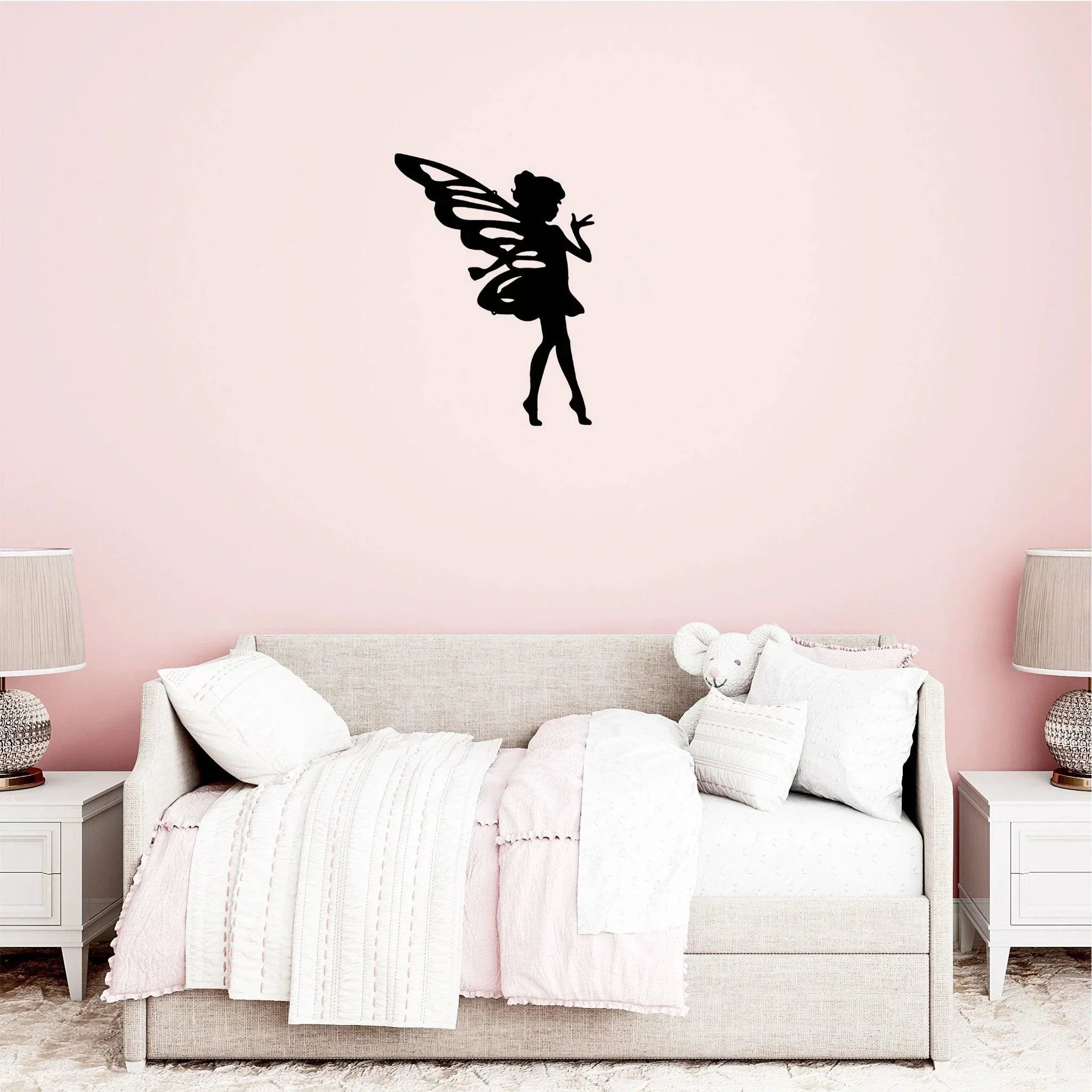Fairy Pixie Metal Wall Sign