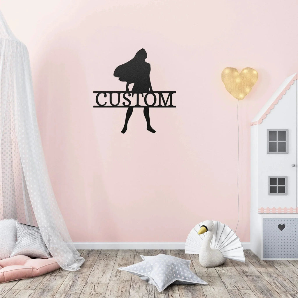 Princess Pocahontas Custom Name Metal Art Wall Sign