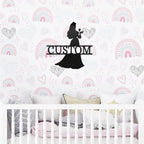 Princess Aurora Personalized Metal Art Wall Sign