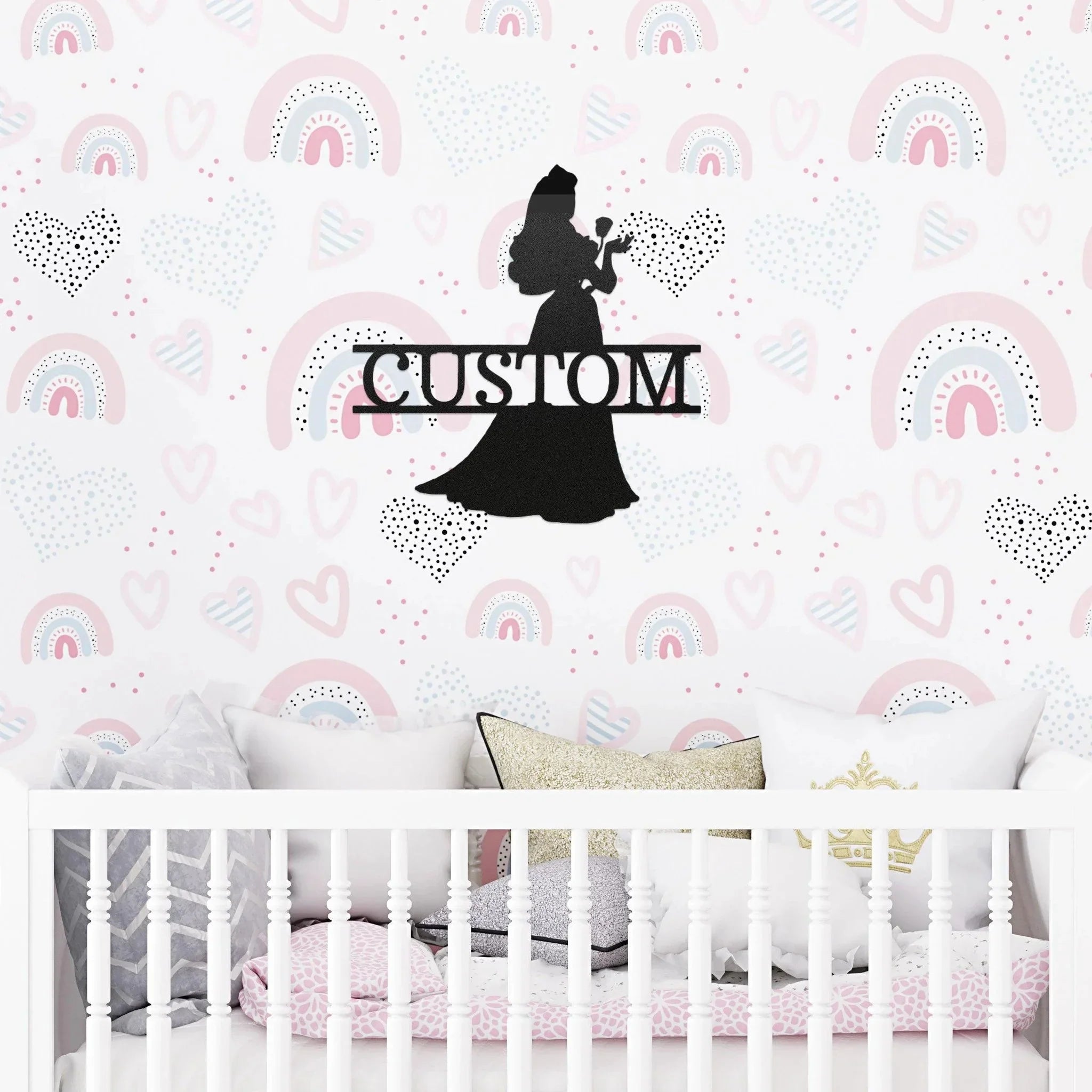 Princess Aurora Personalized Metal Art Wall Sign