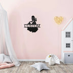 Princess Snow White Personalized Name Metal Art Wall Sign