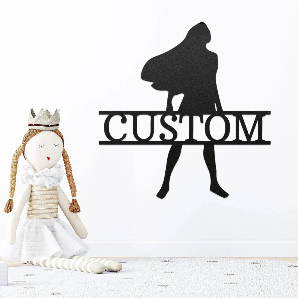 Princess Pocahontas Custom Name Metal Art Wall Sign