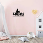 Mermaid Dreams Custom Name Metal Art Wall Sign