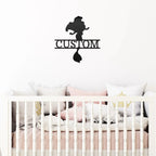 Princess Ariel Custom Name Metal Art Wall Sign
