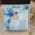 Gift for Mom from Daughter Love Knot Pendant Necklace