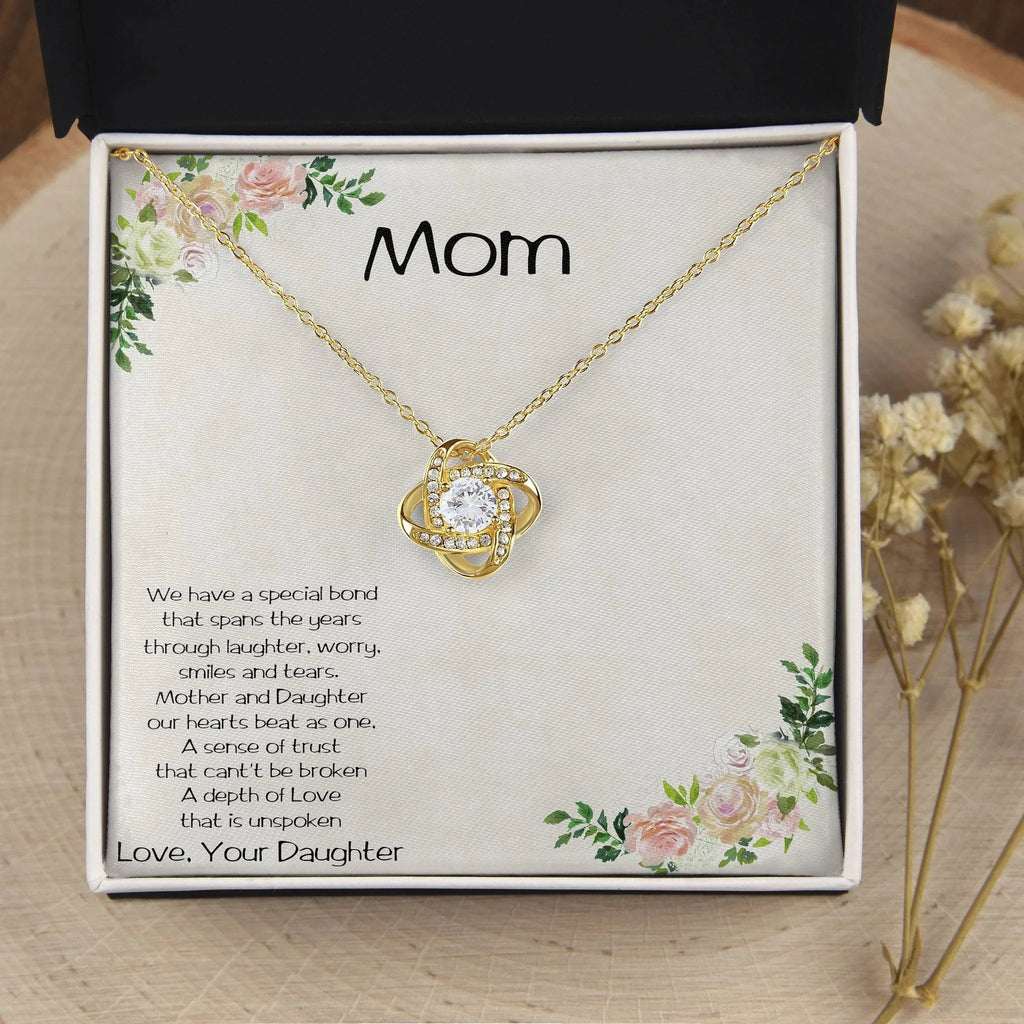 Mother's Day Love Knot Pendant Necklace from Son