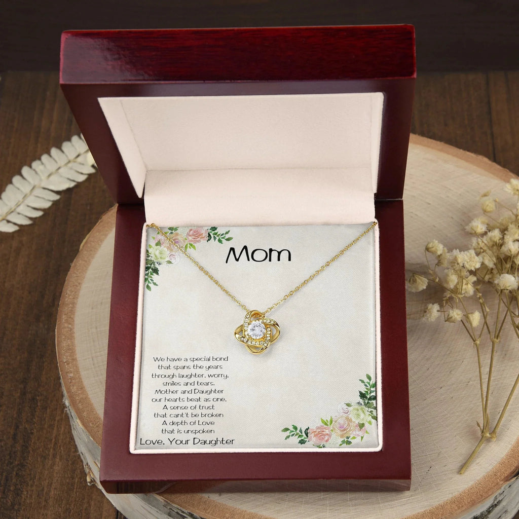 Mother's Day Love Knot Pendant Necklace from Son