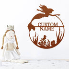 Mermaid Custom Name Metal Art Wall Sign