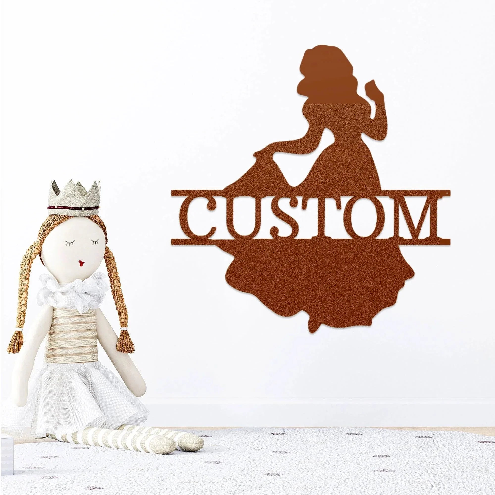 Princess Snow White Personalized Name Metal Art Wall Sign