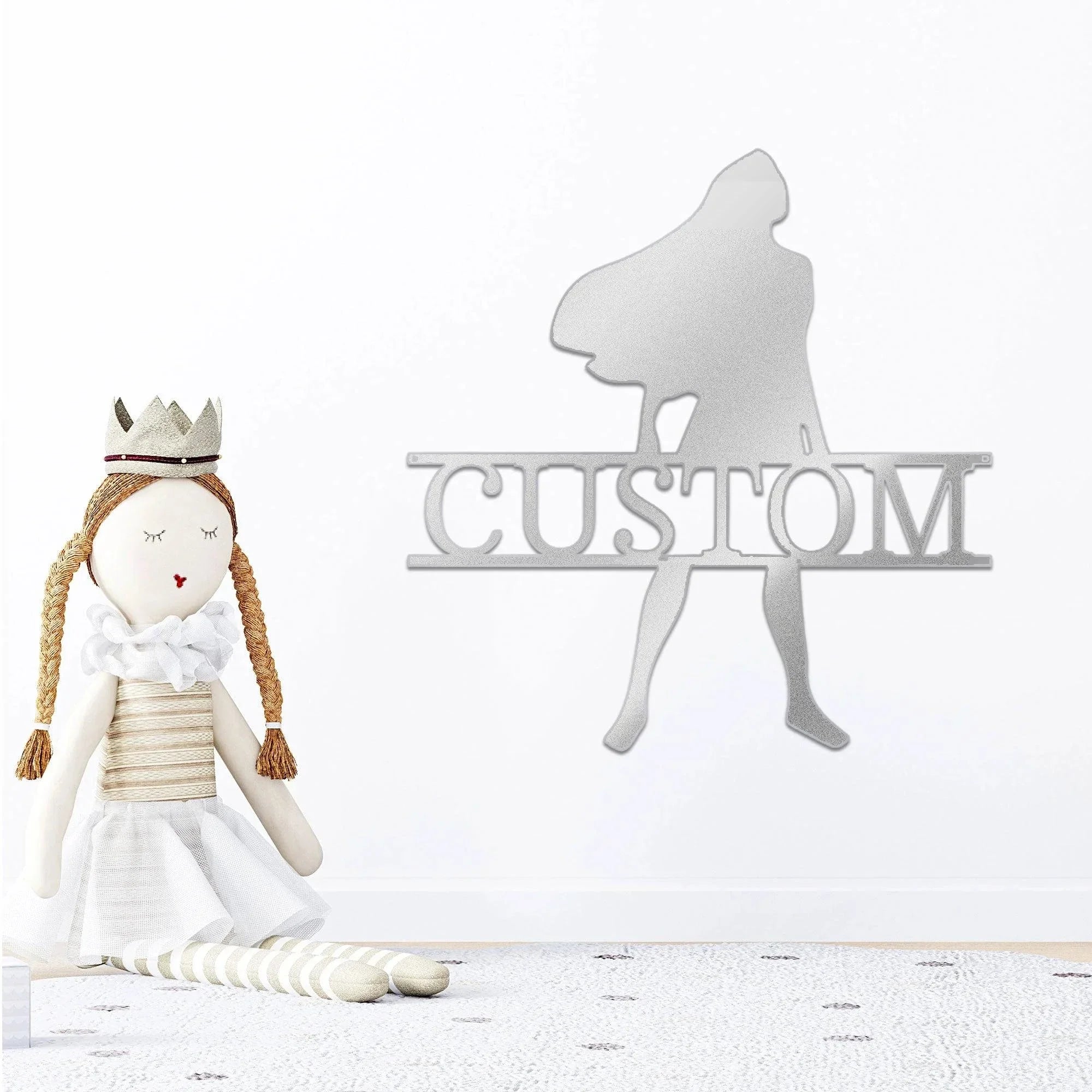 Princess Pocahontas Custom Name Metal Art Wall Sign