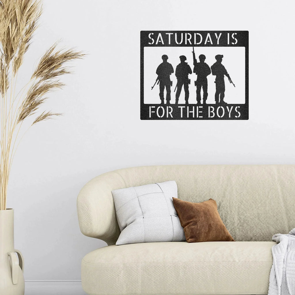 Soldier Custom Name Metal Sign Wall Art