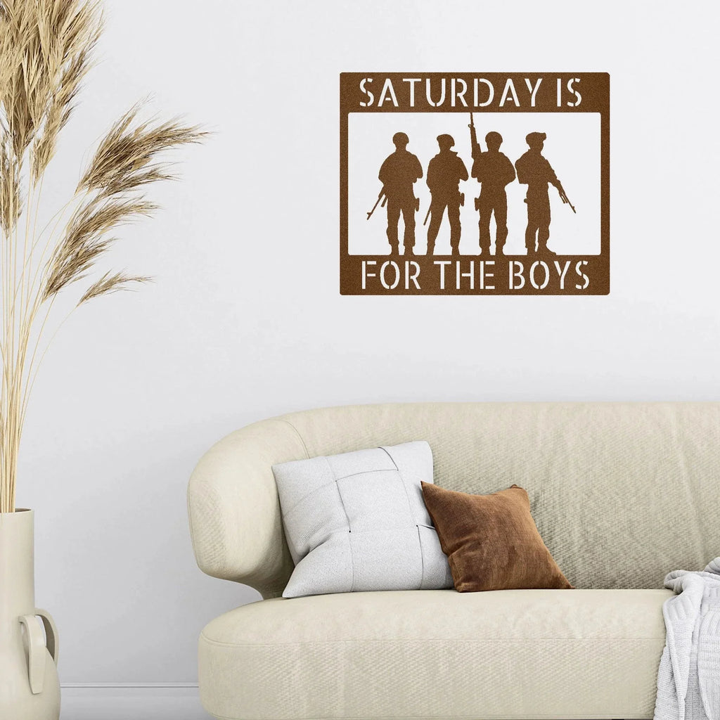 Soldier Custom Name Metal Sign Wall Art