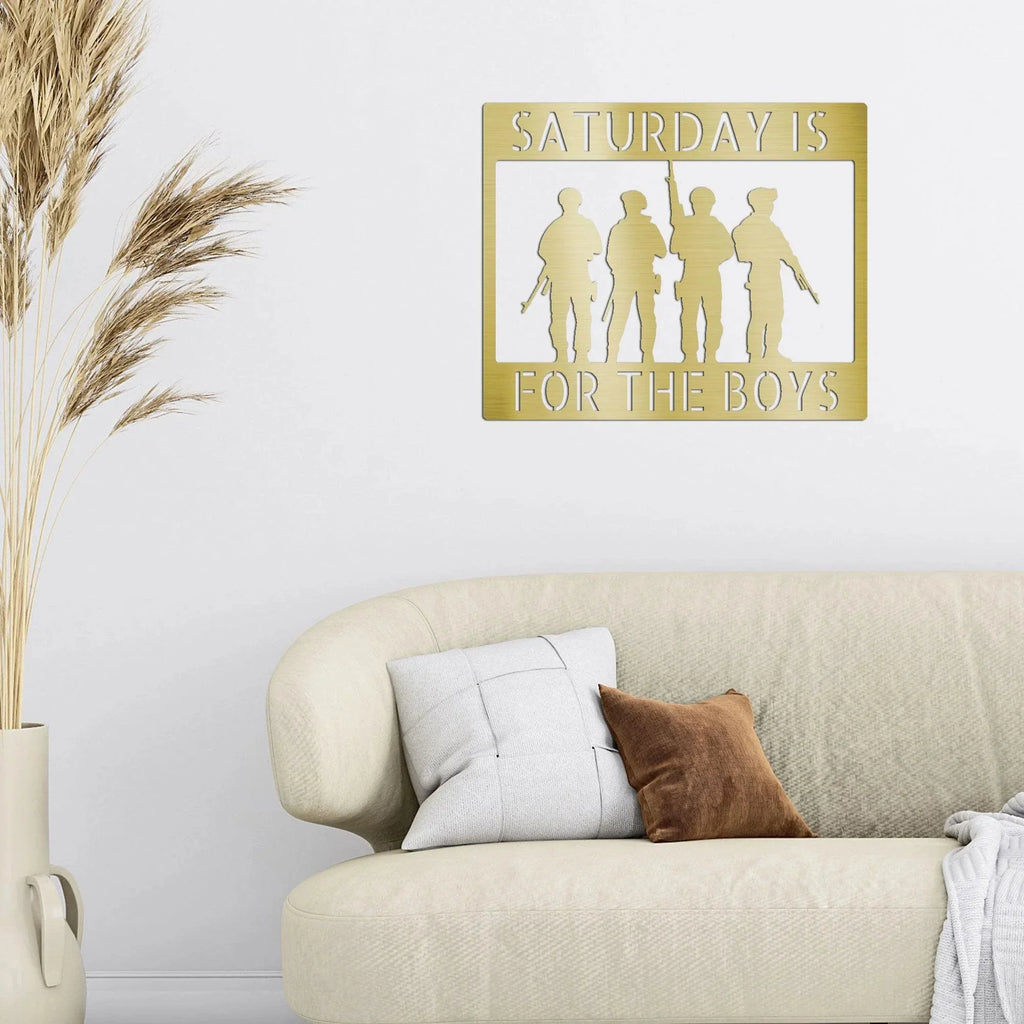 Soldier Custom Name Metal Sign Wall Art