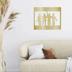 Soldier Custom Name Metal Sign Wall Art