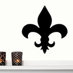 Fleur de Lis Metal Art Wall Sign