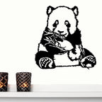 Panda Bear Metal Wall Art