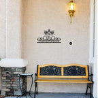 Initial and Name Custom Steel Wall Sign Metal Art