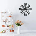 Windmill Cutom Metal Art Rustic Farmhouse