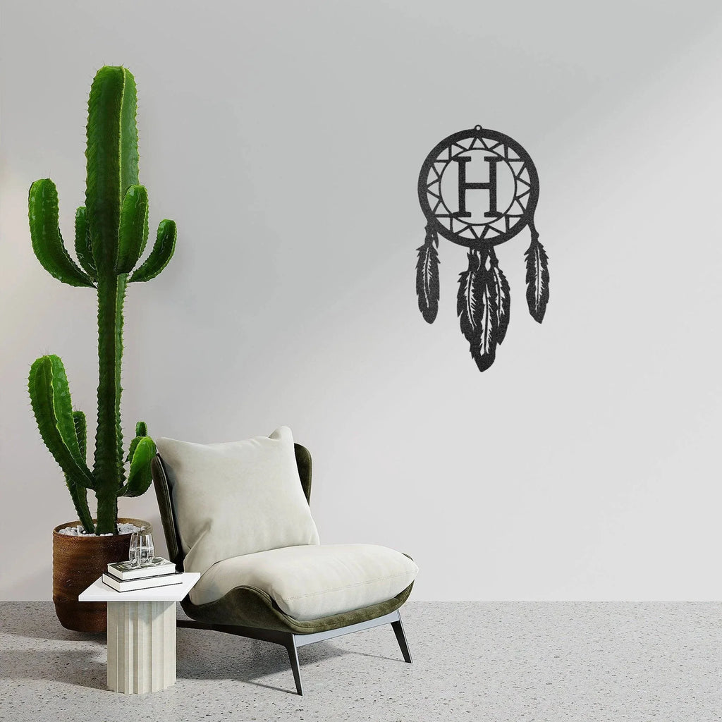 Dream Catcher Personalized Metal Art Wall Sign