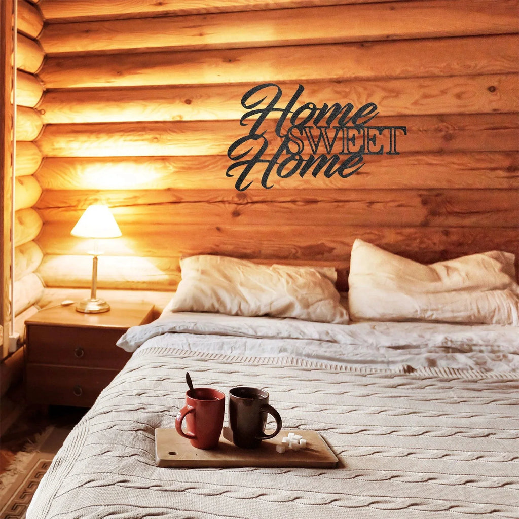 Home Sweet Home Indoor Outdoor Steel Wall Sign Art