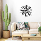 Windmill Cutom Metal Art Rustic Farmhouse