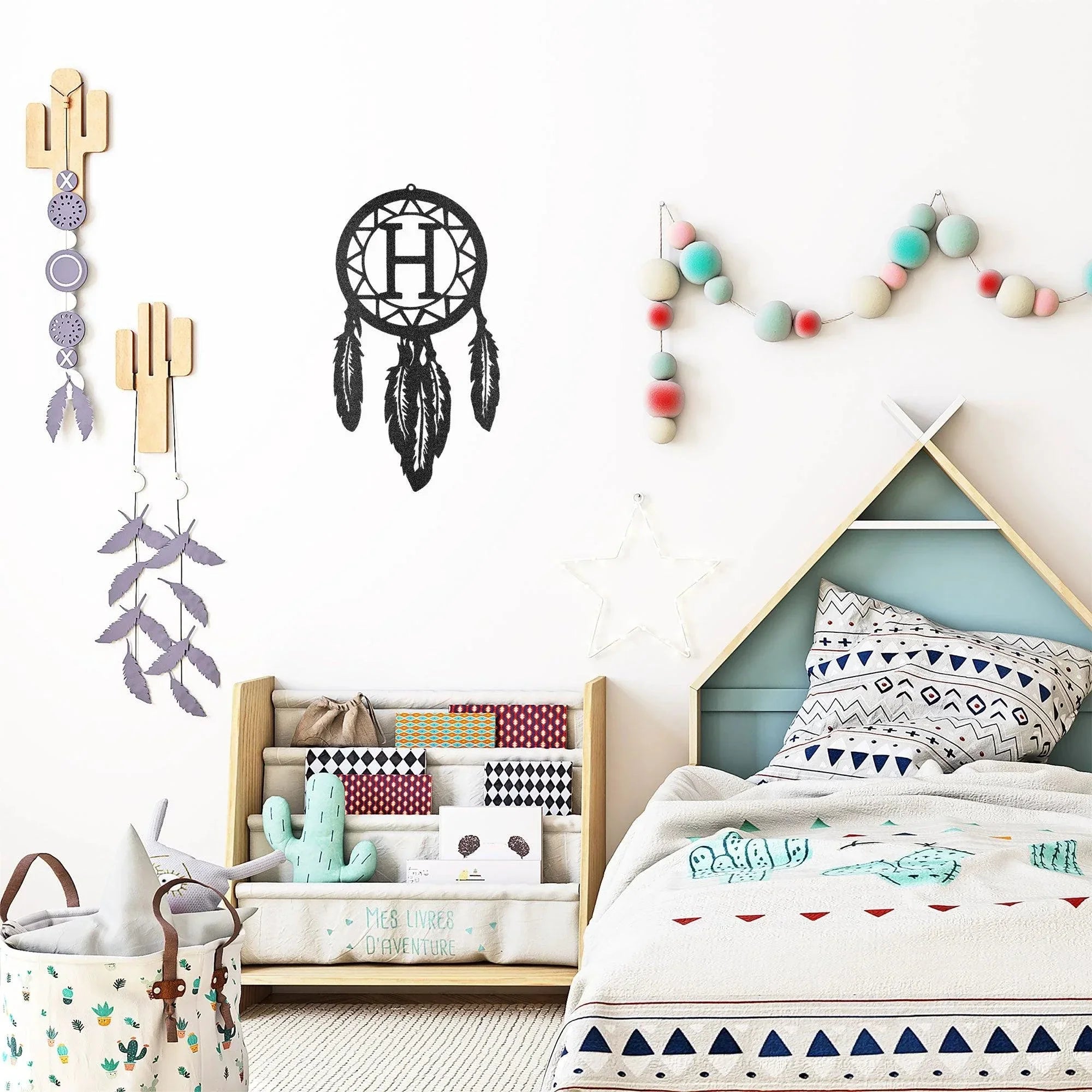 Dream Catcher Personalized Metal Art Wall Sign