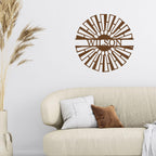 Windmill Custom Name Steel Wall Sign Metal Art