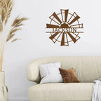 Windmill Cutom Metal Art Rustic Farmhouse