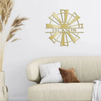 Windmill Cutom Metal Art Rustic Farmhouse