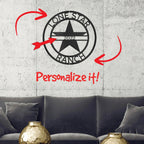 Lone Star Custom Name Metal Wall Art
