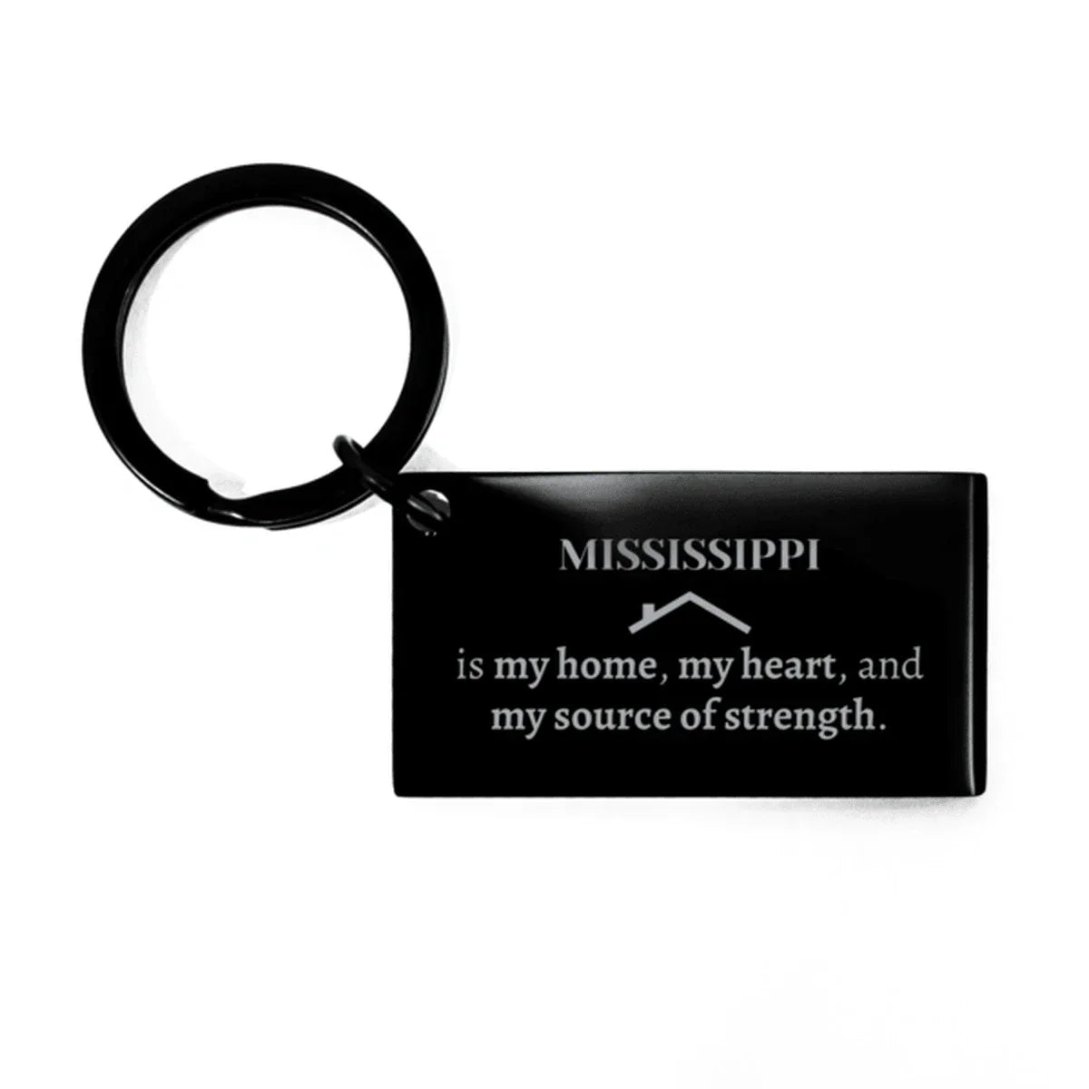 Mississippi is my home Gifts, Lovely Mississippi Birthday Christmas Keychain For People from Mississippi, Men, Women, Friends